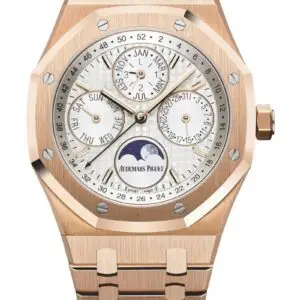 Replica Audemars Piguet Royal Oak Perpetual Calendar Silver 26574OR.OO.1220OR.01