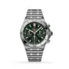 Replica Breitling Chronomat Men Automatic Green Stainless Steel Watch AB01343A1L1A1