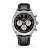 Replica Breitling Navitimer Men Automatic Black Alligator Watch AB0137211B1P1