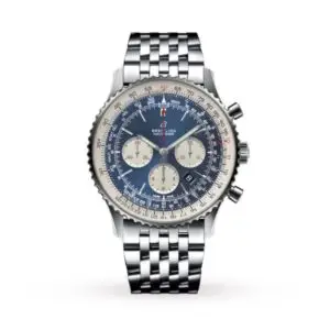 Replica Breitling Navitimer Men Automatic Blue Stainless Steel Watch AB0127211C1A1