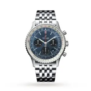 Replica Breitling Navitimer Men Automatic Blue Stainless Steel Watch AB0121211C1A1