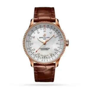 Replica Breitling Navitimer Women Automatic Mother of Pearl Crocodile Watch R17395211A1P1
