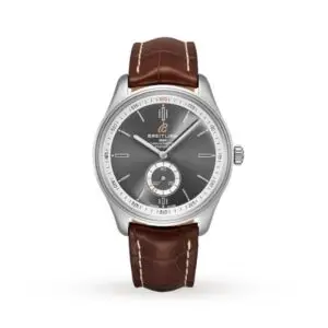 Replica Breitling Premier Men Automatic Grey Crocodile Watch A37340351B1P1