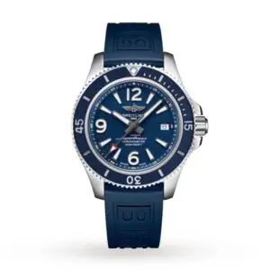 Replica Breitling Superocean Men Automatic Blue Rubber Watch A17366D81C1S2