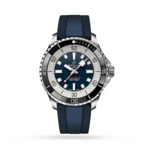 Replica Breitling Superocean Men Automatic Blue Rubber Watch A17376211C1S1