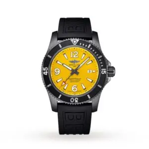 Replica Breitling Superocean Men Automatic Yellow Rubber Watch M17368D71I1S1