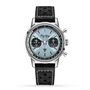 Replica Breitling Top Time Men Automatic Blue Leather Watch A23311121C1X1