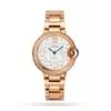 Replica Cartier Ballon Bleu de Cartier Women Automatic Mother of Pearl 18ct Rose Gold Watch WJBB0082