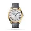 Replica Cartier Drive de Cartier Men Automatic Silver Leather Watch WGNM0011