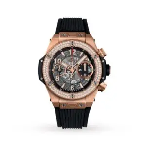 Replica Hublot Big Bang Men Automatic Black Rubber Watch 441.OX.1180.RX.1104