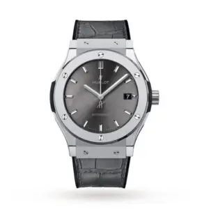 Replica Hublot Classic Fusion Men Automatic Grey Rubber Watch 511.NX.7071.LR