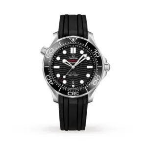 Replica Omega Seamaster Men Automatic Black Rubber Watch O21032422001001