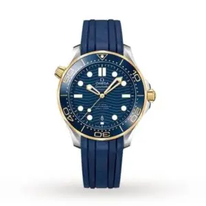 Replica Omega Seamaster Men Automatic Blue Rubber Watch O21022422003001