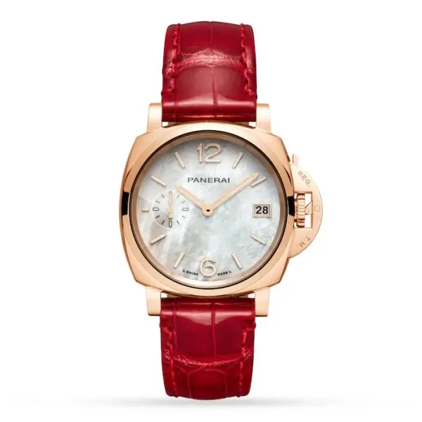 Replica Panerai Luminor Due Men Automatic Mother Of Pearl Leather Watch PAM01280 Replica Panerai Luminor Due Men Automatic Mother Of Pearl Leather Watch PAM01280