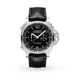 Replica Panerai Luminor Men Automatic Black Alligator Watch PAM01109