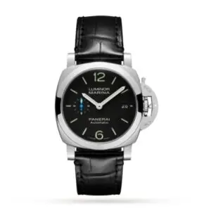 Replica Panerai Luminor Men Automatic Black Alligator Watch PAM01272