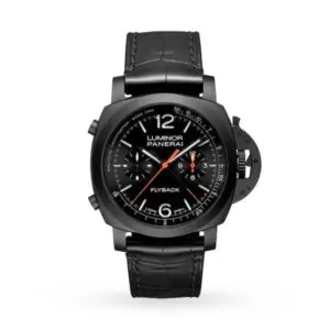 Replica Panerai Luminor Men Automatic Black Alligator Watch PAM01298