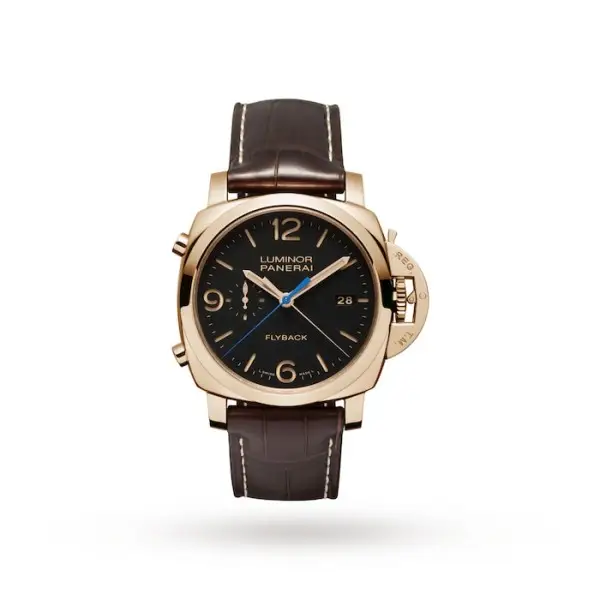Replica Panerai Luminor Men Automatic Brown Alligator Watch PAM00525 Replica Panerai Luminor Men Automatic Brown Alligator Watch PAM00525