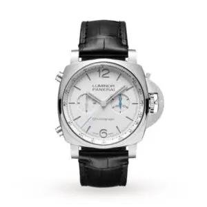 Replica Panerai Luminor Men Automatic White Alligator Watch PAM01218