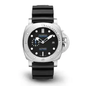 Replica Panerai Submersible Men Automatic Black Rubber Watch PAM01229