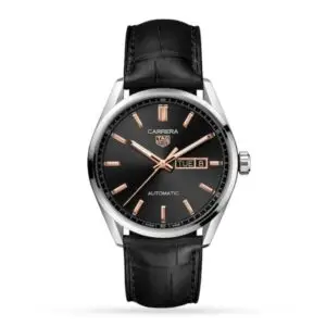 Replica TAG Heuer Carrera Men Automatic Black Alligator Watch WBN2013.FC6503