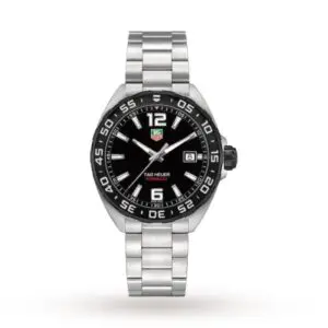 Replica TAG Heuer Formula 1 Men Quartz Black Stainless Steel Watch WAZ1110.BA0875