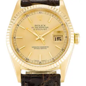 Rolex Datejust Champagne Dial 16238 36 mm
