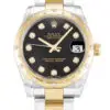 Rolex Datejust Mid-Size Black Dial 178343 31 mm