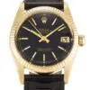 Rolex Datejust Mid-Size Black Dial 6827 31 mm