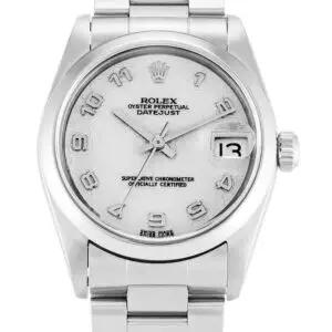 Rolex Datejust Mid-Size Ivory Jubilee Dial 68240 30 mm