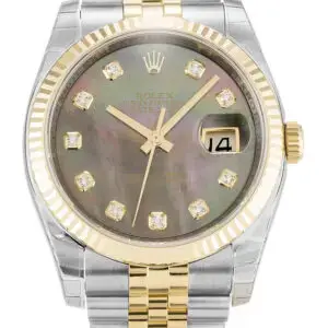 Rolex Datejust Mother of Pearl - Black Dial 116233 36 mm