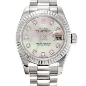 Rolex Datejust Mother of Pearl Dial 179179 26 mm