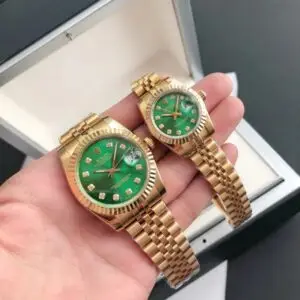 Rolex Datejust RG/RG Jub Green/Dial 36/28 mm