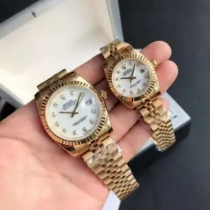 Rolex Datejust RG/RG Jub White/Dial 36/28 mm