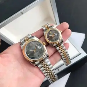 Rolex Datejust RG/SS Jub Grey/Rmn 36/28 mm