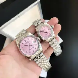 Rolex Datejust SS/SS Jub Pink/Dial 36/28 mm