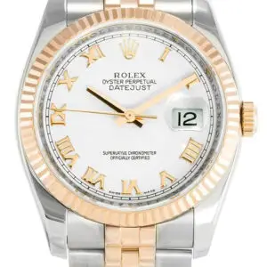 Rolex Datejust White Dial 116231 36 mm