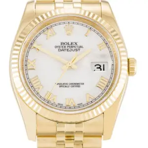 Rolex Datejust White Dial 116238 36 mm