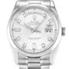 Rolex Day-Date Silver Dial 118209 36 mm