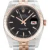 Rolex Lady-Datejust Black Dial 179171 36 mm