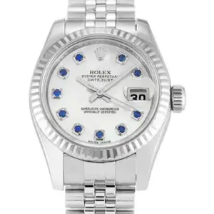Rolex Lady-Datejust Mother Of Pearl - White Dial 179174 26 mm
