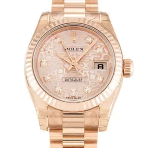 Rolex Lady-Datejust Rose Dial 179175 26 mm