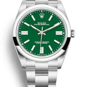 Rolex Oyster Perpetual Green Dial 124300 41 mm