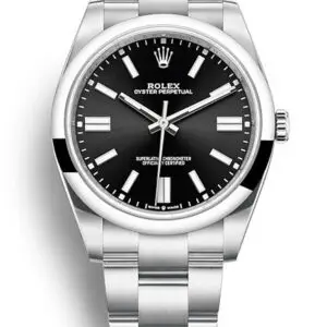 Rolex Oyster Perpetual Lady Black Dial 124200 34 mm