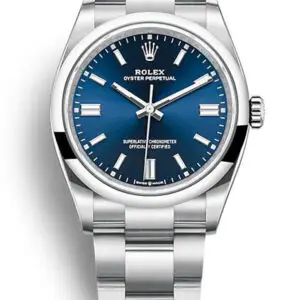 Rolex Oyster Perpetual Lady Blue Dial 126000 36 mm