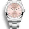 Rolex Oyster Perpetual Lady Pink Dial 124200 34 mm