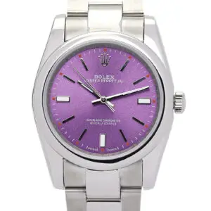 Rolex Oyster Perpetual Lady Purple Dial 177200 31 mm