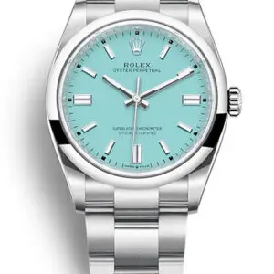 Rolex Oyster Perpetual Tiffany Blue Dial 126000 36 mm