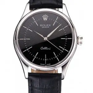 Superclone Rolex Cellini Black Dial REP016809