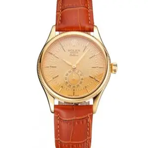 Superclone Rolex Cellini Gold Dial REP016789